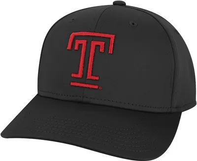 League-Legacy Men's Temple Owls Cool Fit Stretch Black Hat