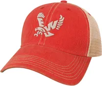 League-Legacy Eastern Washington Eagles Red Old Favorite Adjustable Trucker Hat