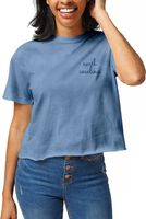 League-Legacy Women's North Carolina Tar Heels Carolina Blue Clothesline Cropped T-Shirt