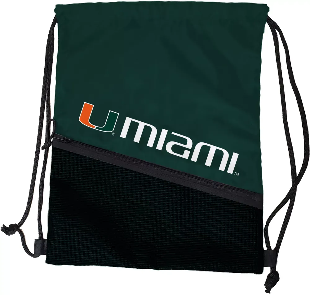 Logo Brands Miami Hurricanes Tilt Backsack