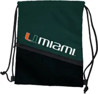 Logo Brands Miami Hurricanes Tilt Backsack