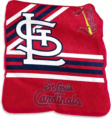 Logo Brands St. Louis Cardinals Raschel Throw Blanket