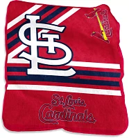 Logo Brands St. Louis Cardinals Raschel Throw Blanket