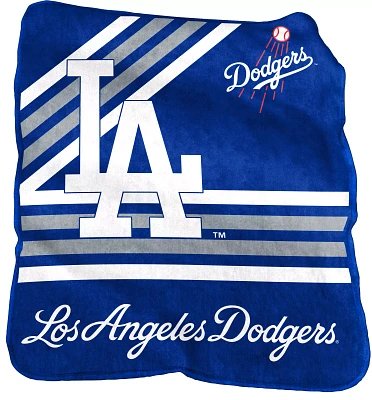 Logo Brands Los Angeles Dodgers Raschel Throw Blanket