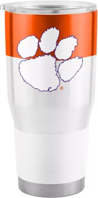 Logo Brands Clemson Tigers Color Block 30 oz. Tumbler