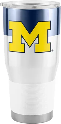 Logo Brands Michigan Wolverines Color Block 30 oz. Tumbler