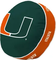 Logo Brands Miami Hurricanes Puff Pillow