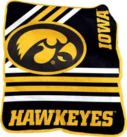 Logo Brands Iowa Hawkeyes Raschel Throw Blanket