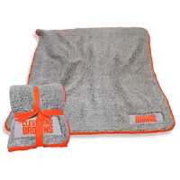 Logo Brands Cleveland Browns Frosty Fleece Blanket