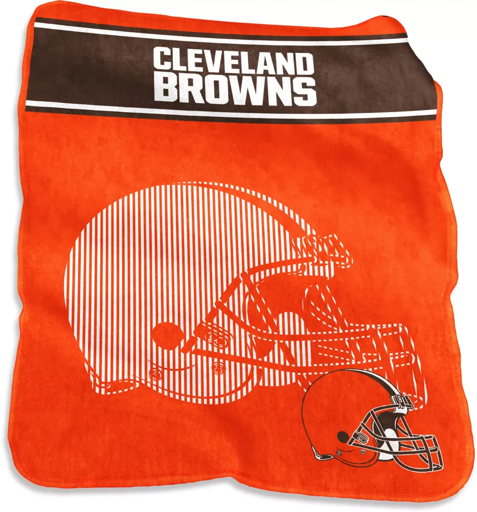 Logo Brands Cleveland Browns Raschel Throw Blanket