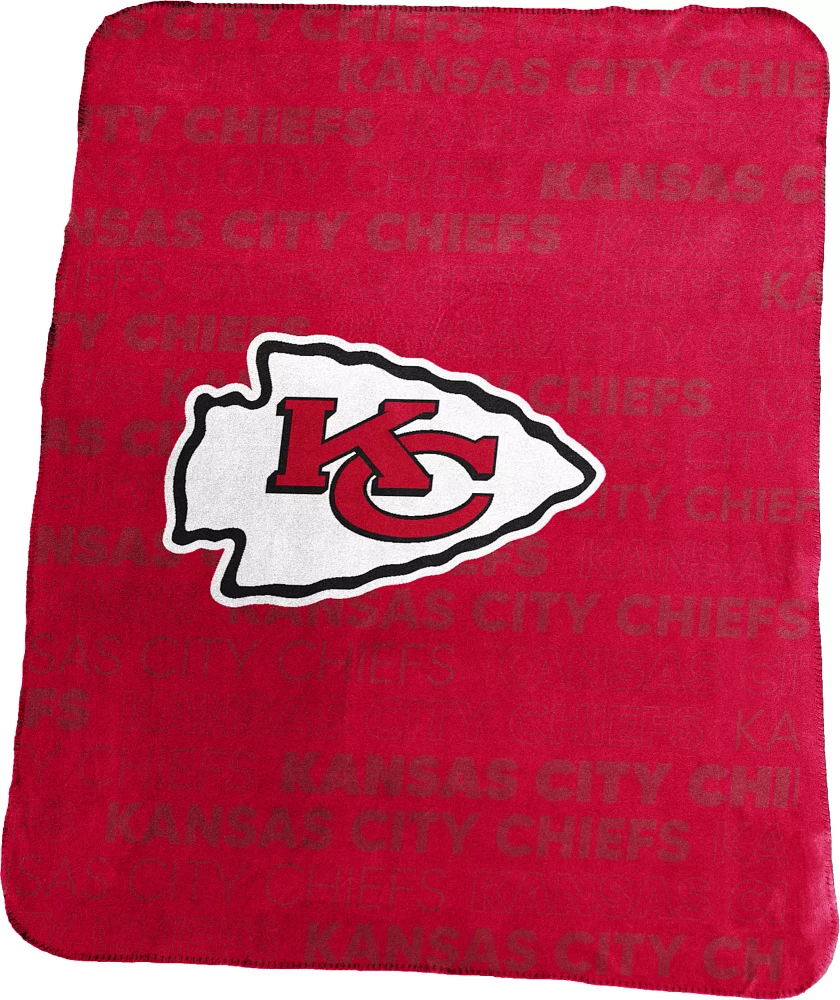 Logo Brands Kansas City Chiefs Fleece Blanket