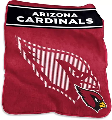 Logo Brands Arizona Cardinals Raschel Throw Blanket