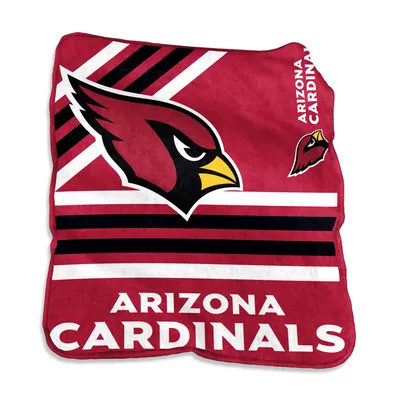 Logo Brands Arizona Cardinals Raschel Throw Blanket