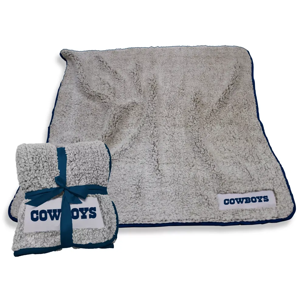 Logo Brands Dallas Cowboys Frosty Fleece Blanket