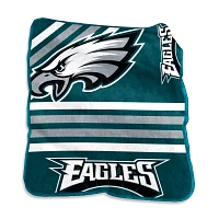 Logo Brands Philadelphia Eagles Raschel Throw Blanket