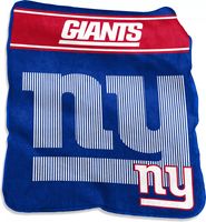 Logo Brands New York Giants Raschel Throw Blanket