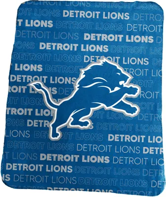 Logo Brands Detroit Lions Fleece Blanket