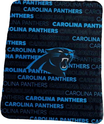 Logo Brands Carolina Panthers Fleece Blanket