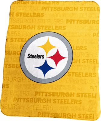 Logo Brands Pittsburgh Steelers Fleece Blanket