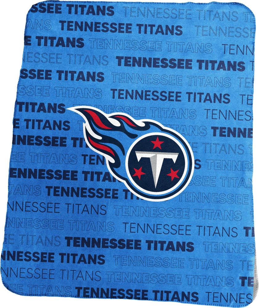 Logo Brands Tennessee Titans Fleece Blanket