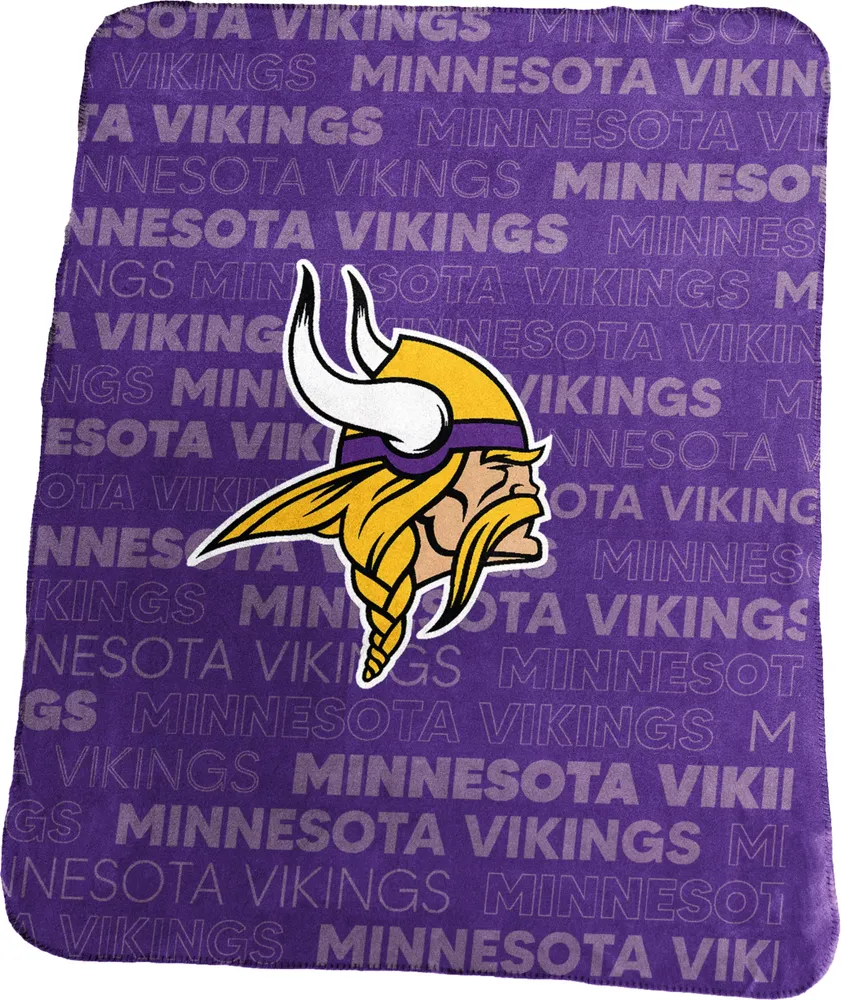 Logo Brands Minnesota Vikings Fleece Blanket