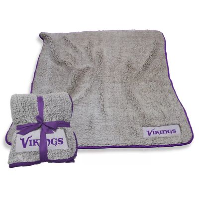 Logo Brands Minnesota Vikings Frosty Fleece Blanket