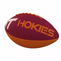 Logo Brands Virginia Tech Hokies Logo Rubber Junior Football