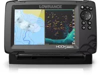 Lowrance HOOK Reveal 7 Splitshot US/CAN Nav+ Bundle Fish Finder-Floor Model