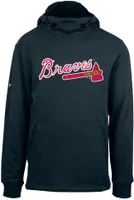 Levelwear Men's Atlanta Braves Navy Shift Core Full Front Hoodie