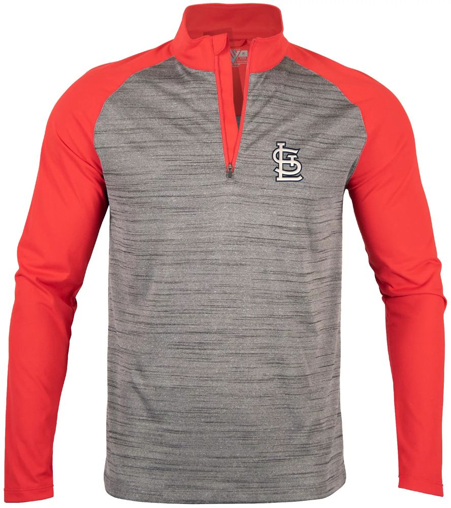 Dick's Sporting Goods Levelwear Men's St. Louis Cardinals Grey Vandal  Insignia Core 1/4 Zip Shirt