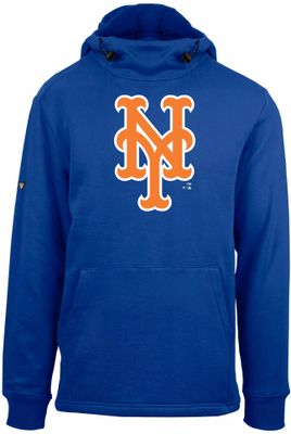 New York Mets Mitchell & Ness Head Coach Pullover Hoodie - Royal