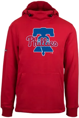Levelwear Men's Philadelphia Phillies Red Shift Core Full Front Hoodie