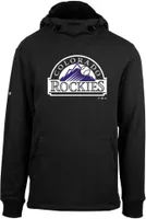 Levelwear Men's Colorado Rockies Black Shift Core Full Front Hoodie