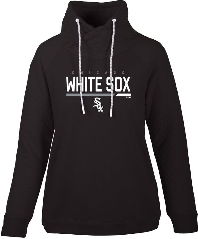 Chicago White Sox New Era Heather Grey Hoodie - Grey/Black Medium