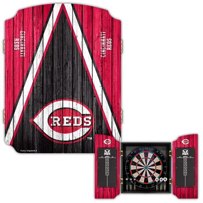 Victory Tailgate Cincinnati Reds Dartboard Cabinet