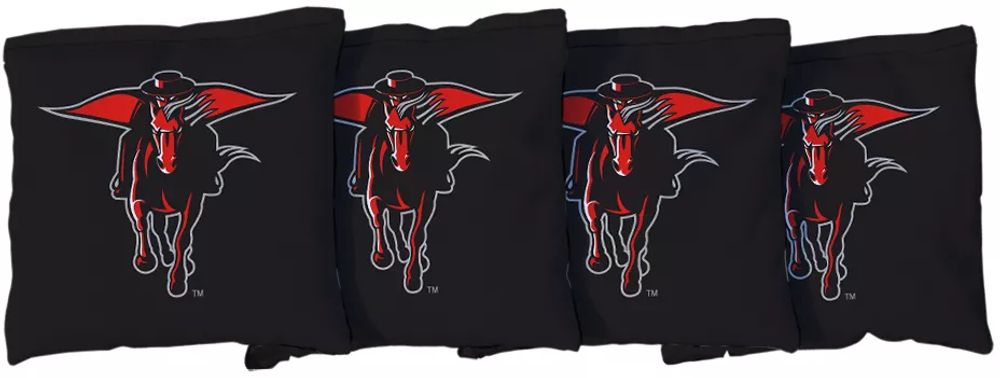 Victory Tailgate Texas Tech Red Raiders Black Cornhole Bean Bags