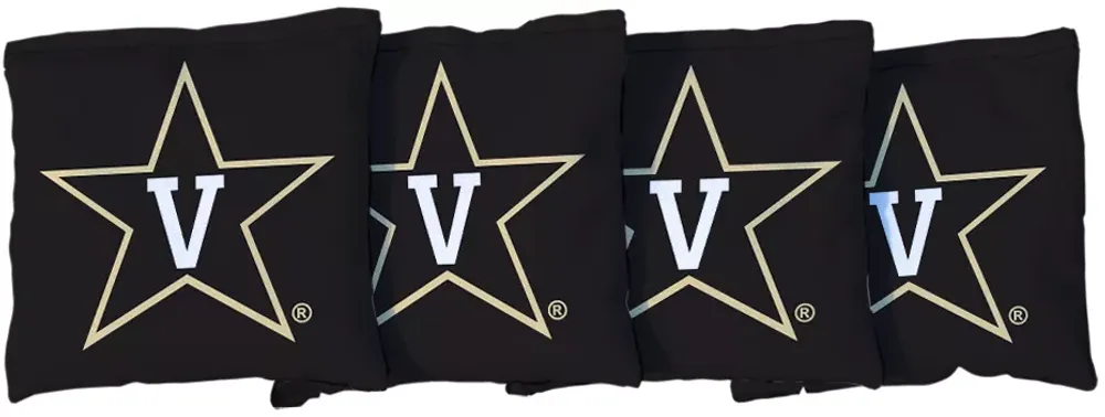 Victory Tailgate Vanderbilt Commodores Black Cornhole Bean Bags