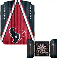 Victory Tailgate Houston Texans Dartboard Cabinet