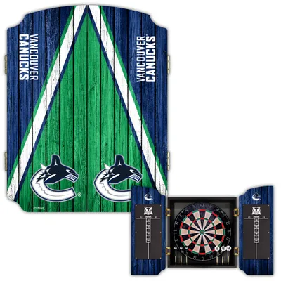 Victory Tailgate Vancouver Canucks Dartboard Cabinet