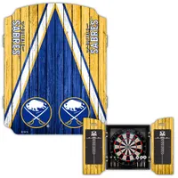 Victory Tailgate Buffalo Sabres Dartboard Cabinet