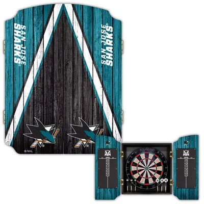 Victory Tailgate San Jose Sharks Dartboard Cabinet