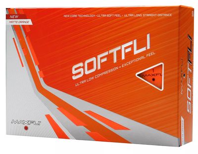 Maxfli 2021 Softfli Matte Orange Golf Balls
