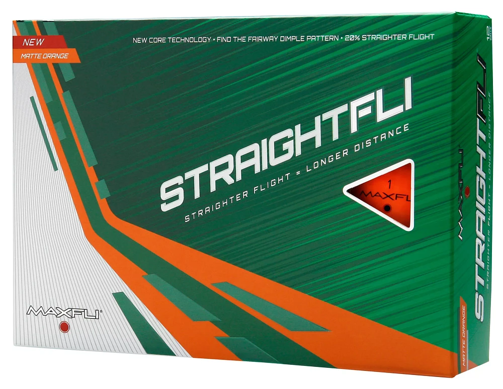 Maxfli 2021 Straightfli Matte Golf Balls