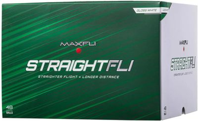 Maxfli 2022 Straightfli Gloss White Golf Balls - 48 Pack