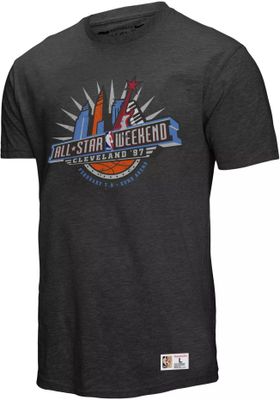 Mitchell & Ness Men's NBA Black Legendary T-Shirt