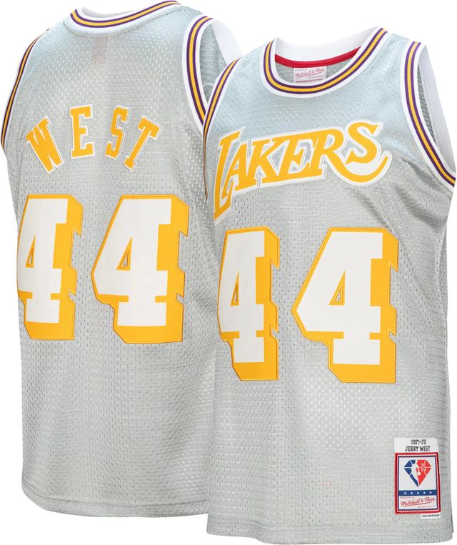 adidas Los Angeles Lakers #44 Jerry West Royal Blue Soul Swingman Throwback  Jersey