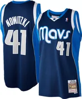 Mitchell & Ness Men's 2011 Dallas Mavericks Dirk Nowitzki #41 Blue Hardwood Classics Swingman Jersey