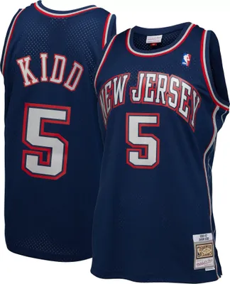 Mitchell & Ness Men's 2006 Brooklyn Nets Jason Kidd #5 Blue Hardwood Classics Swingman Jersey