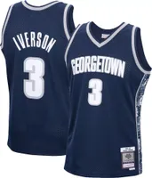 Mitchell & Ness Men's Georgetown Hoyas Allen Iverson #3 '95-'96 Swingman Navy Jersey