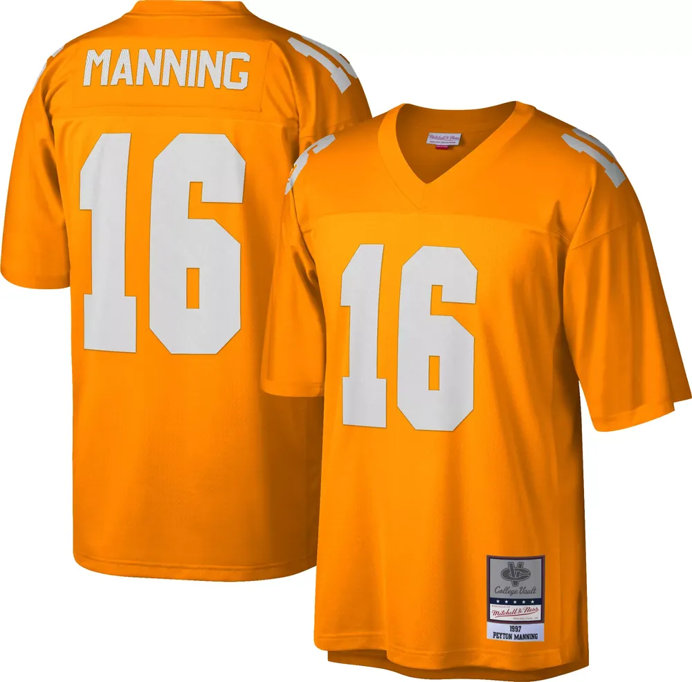 Mitchell & Ness Men's Tennessee Volunteers Peyton Manning #16 1997 Orange Jersey - Big and Tall